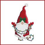 (image for) Santa Gnome With Christmas Lights